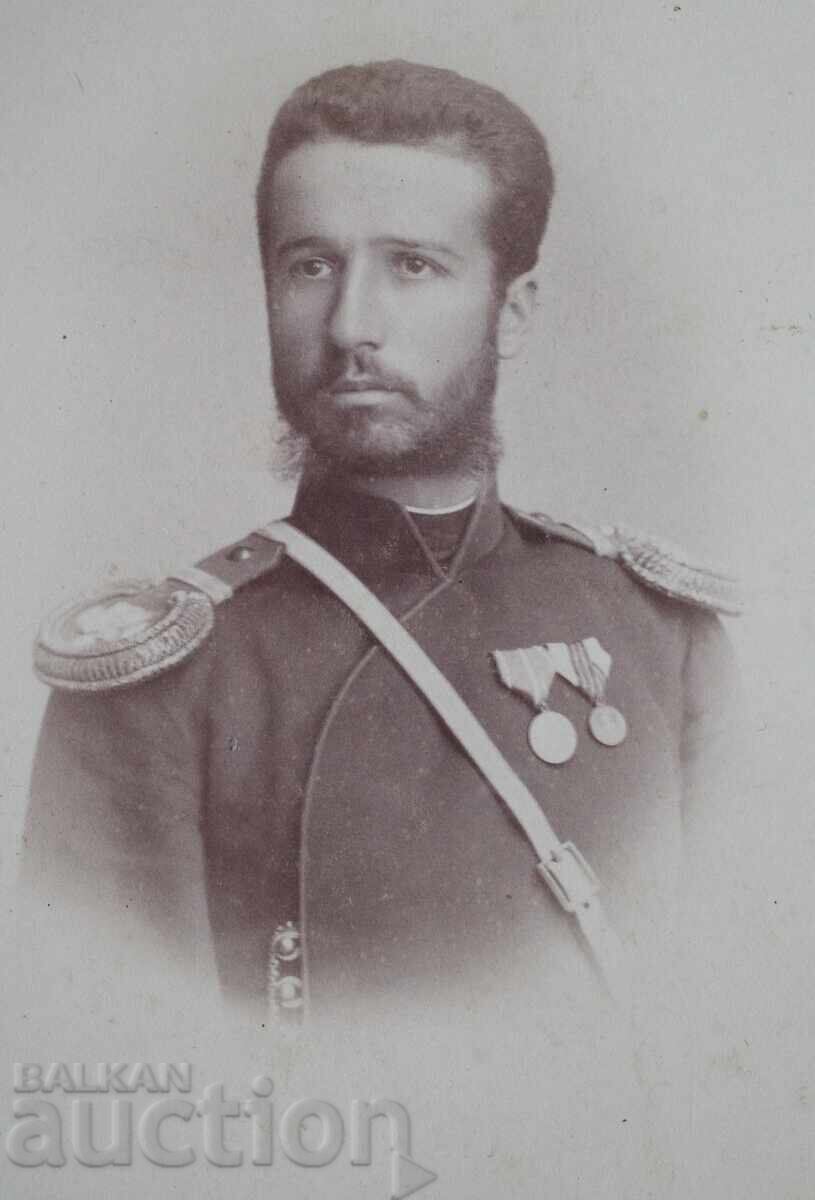 Tabletop Photograph of Lieutenant General Georgi Abadzhiev with price 300.00 BGN | € 153.39 Tabletop Photograph of Lieutenant General Georgi Abadzhiev with price 300.00 BGN | € 153.39