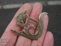 OLD BROOCH SQUIRREL