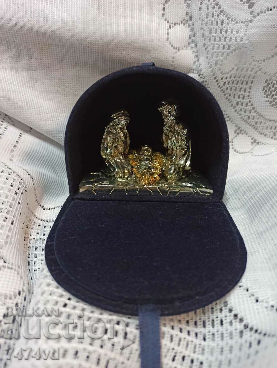 Πλαστικό - Η σκηνή - Γέννηση - πλαστικοποιημένο ασήμι Πλαστικό - Η σκηνή - Γέννηση - πλαστικοποιημένο ασήμι