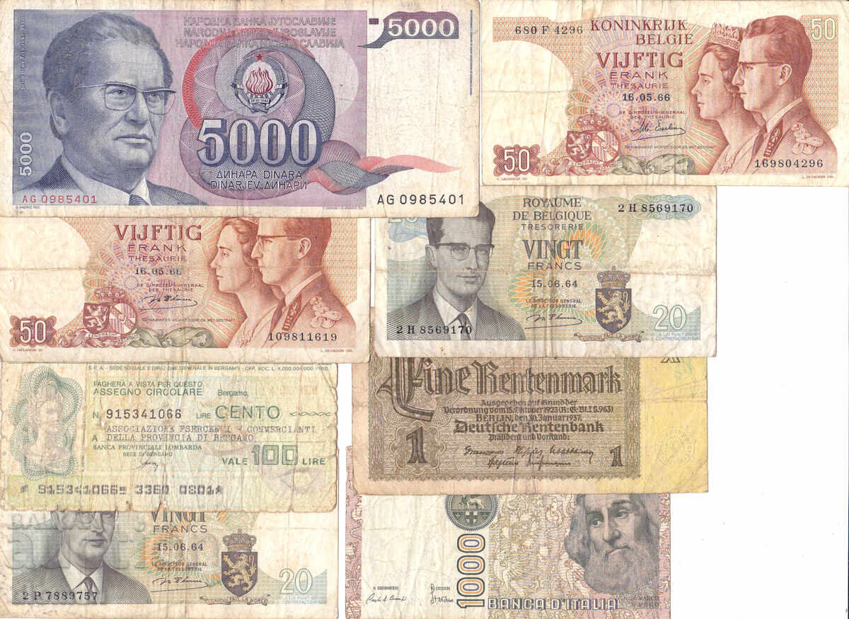 dioman - ЛОТ БАНКНОТИ - 8 бр. - №2 dioman - ЛОТ БАНКНОТИ - 8 бр. - №2