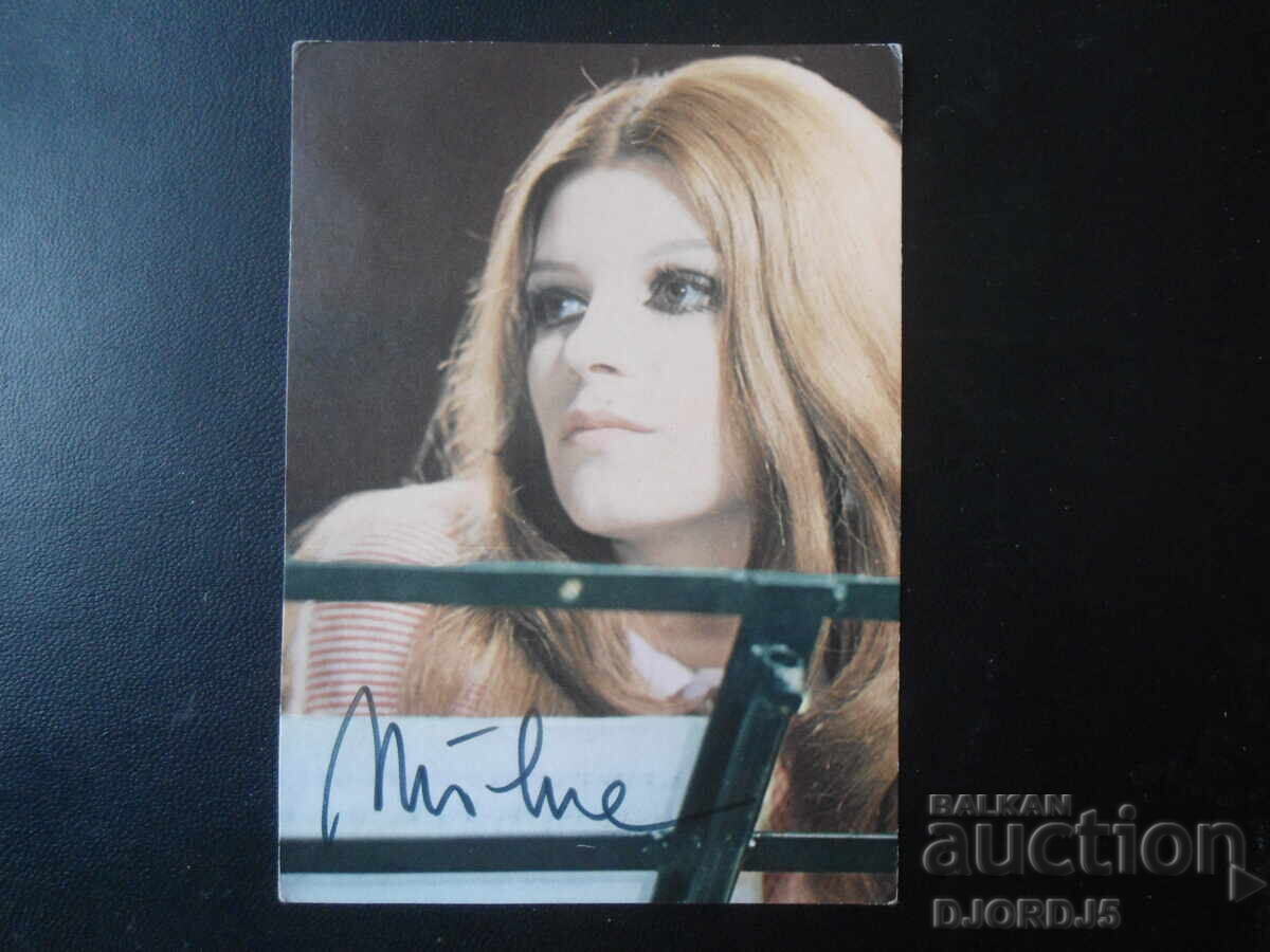 Παλιά φωτογραφία, Αυτόγραφο