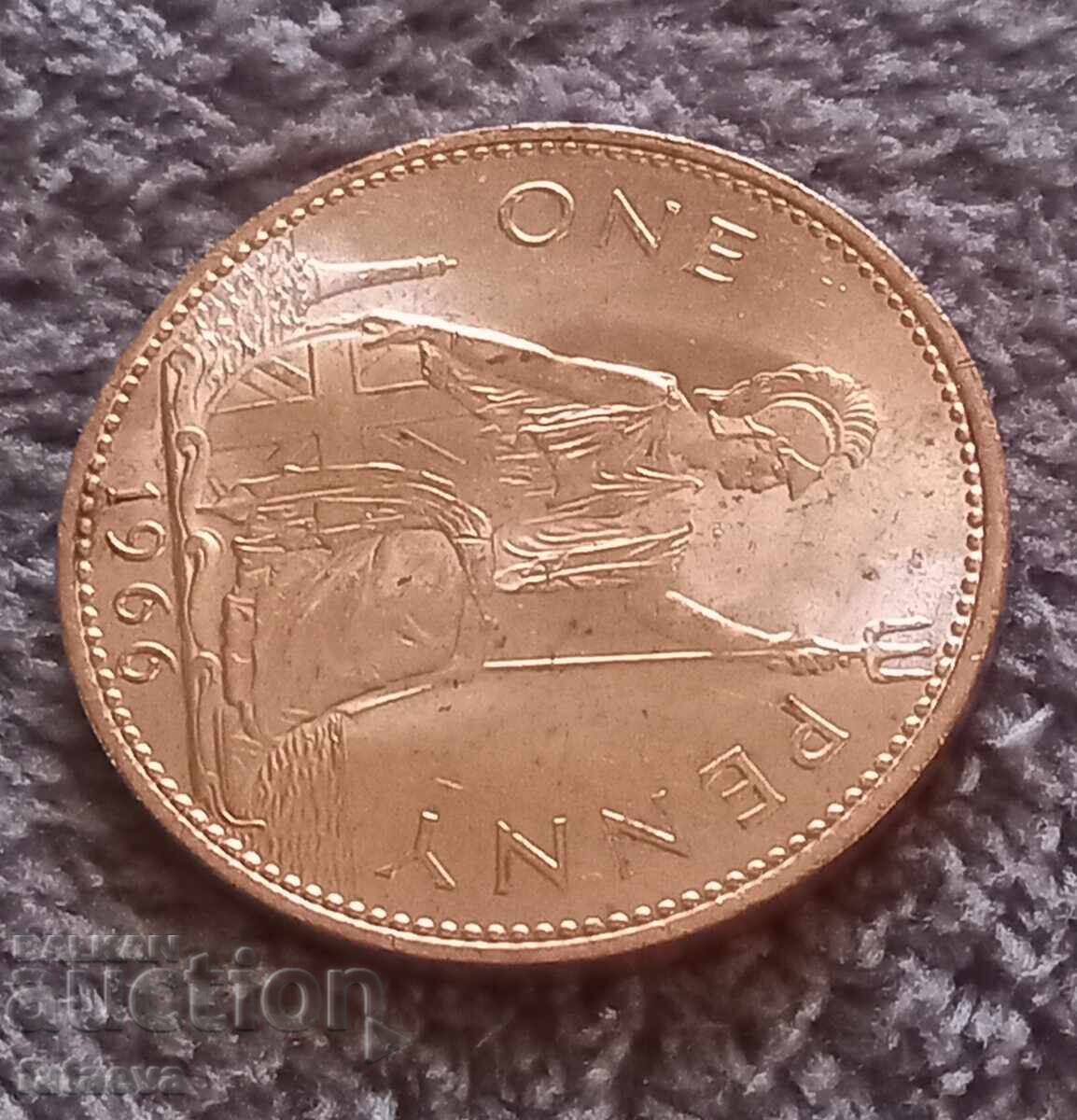 Аукцион 1 пени, One Penny, 1966 ПЕРФЕКТНО Аукцион 1 пени, One Penny, 1966 ПЕРФЕКТНО