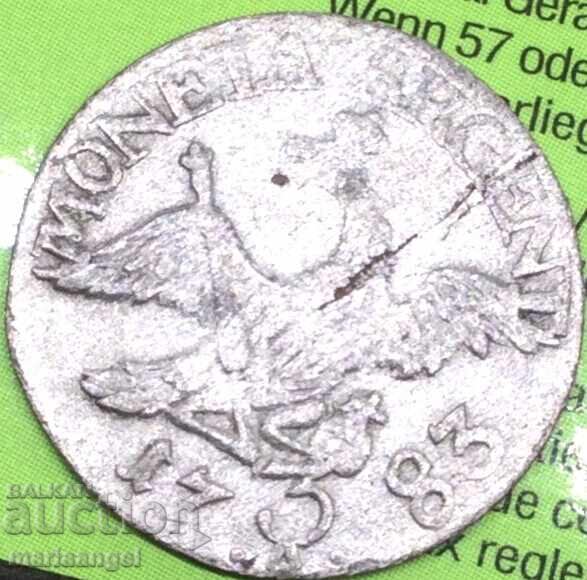 3 γρόσια 1783 Πρωσία Φρειδερίκος του Μπόρου αργυρό - 5 3 γρόσια 1783 Πρωσία Φρειδερίκος του Μπόρου αργυρό - 5