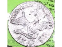 3 γρόσια 1783 Πρωσία Φρειδερίκος του Μπόρου αργυρό