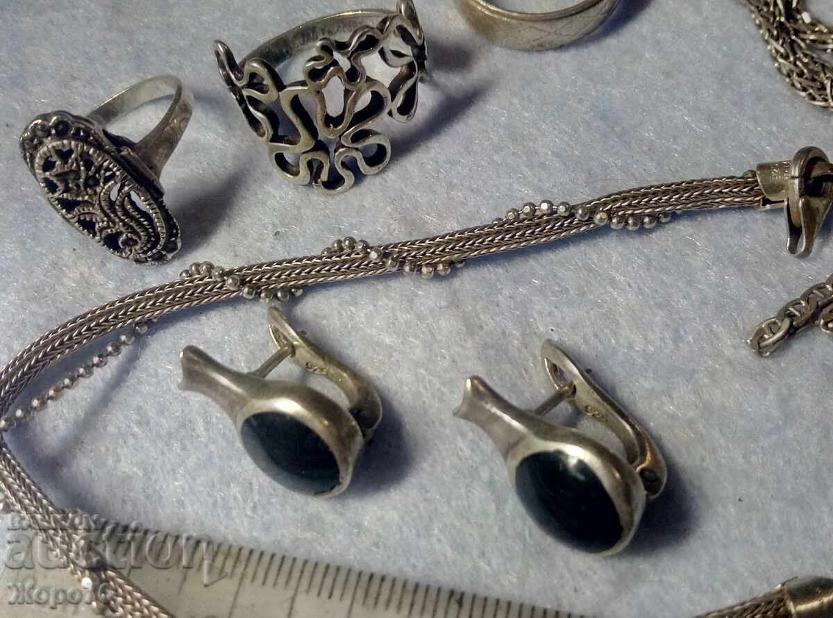 Английски СРЕБЪРНИ ОБЕЦИ СРЕБРО 925 с ЧЕРЕН ОНИКС с цена 55.00 лв. | € 28.12 Английски СРЕБЪРНИ ОБЕЦИ СРЕБРО 925 с ЧЕРЕН ОНИКС с цена 55.00 лв. | € 28.12