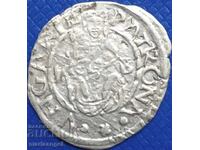 Hungary Denar 1570 Maximilian II Madonna/Coat of Arms Silver