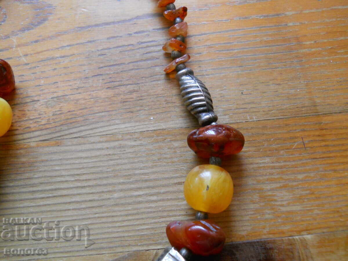 Κολιέ από κεχριμπάρι της Βαλτικής αντίκα - 5 Κολιέ από κεχριμπάρι της Βαλτικής αντίκα - 5