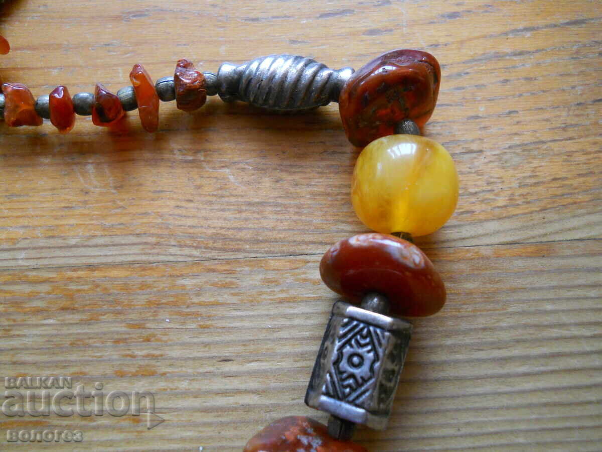 Κολιέ από κεχριμπάρι της Βαλτικής αντίκα - 6 Κολιέ από κεχριμπάρι της Βαλτικής αντίκα - 6