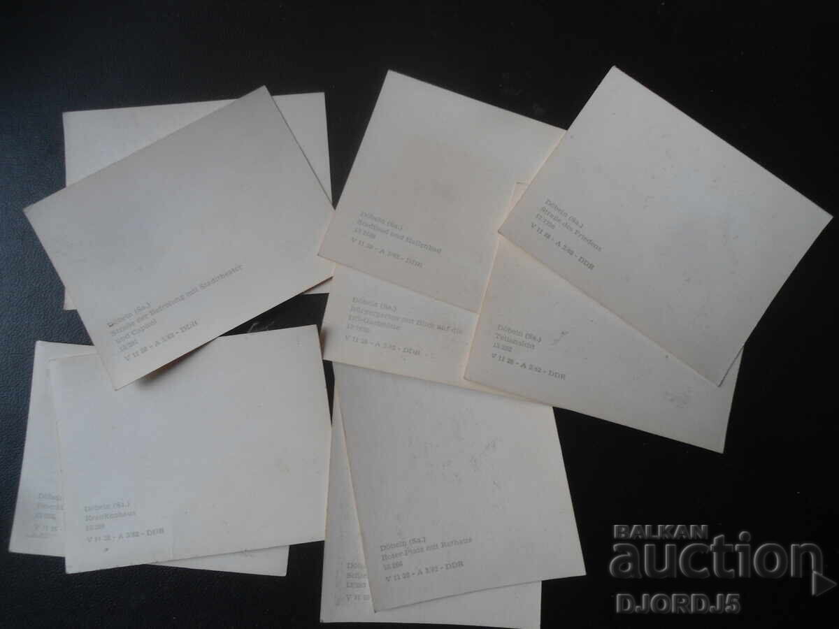 Dobeln /Sa/, Old postcards, 10 pieces, leaflet - 6 Dobeln /Sa/, Old postcards, 10 pieces, leaflet - 6