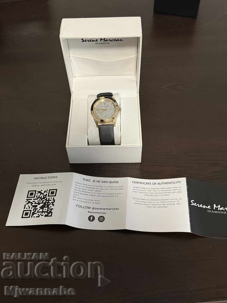 Delivery of Serene Manceu Diamond Watch, Very Rare Delivery of Serene Manceu Diamond Watch, Very Rare