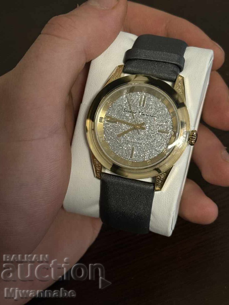Serene Manceu Diamond Watch, Very Rare Serene Manceu Diamond Watch, Very Rare