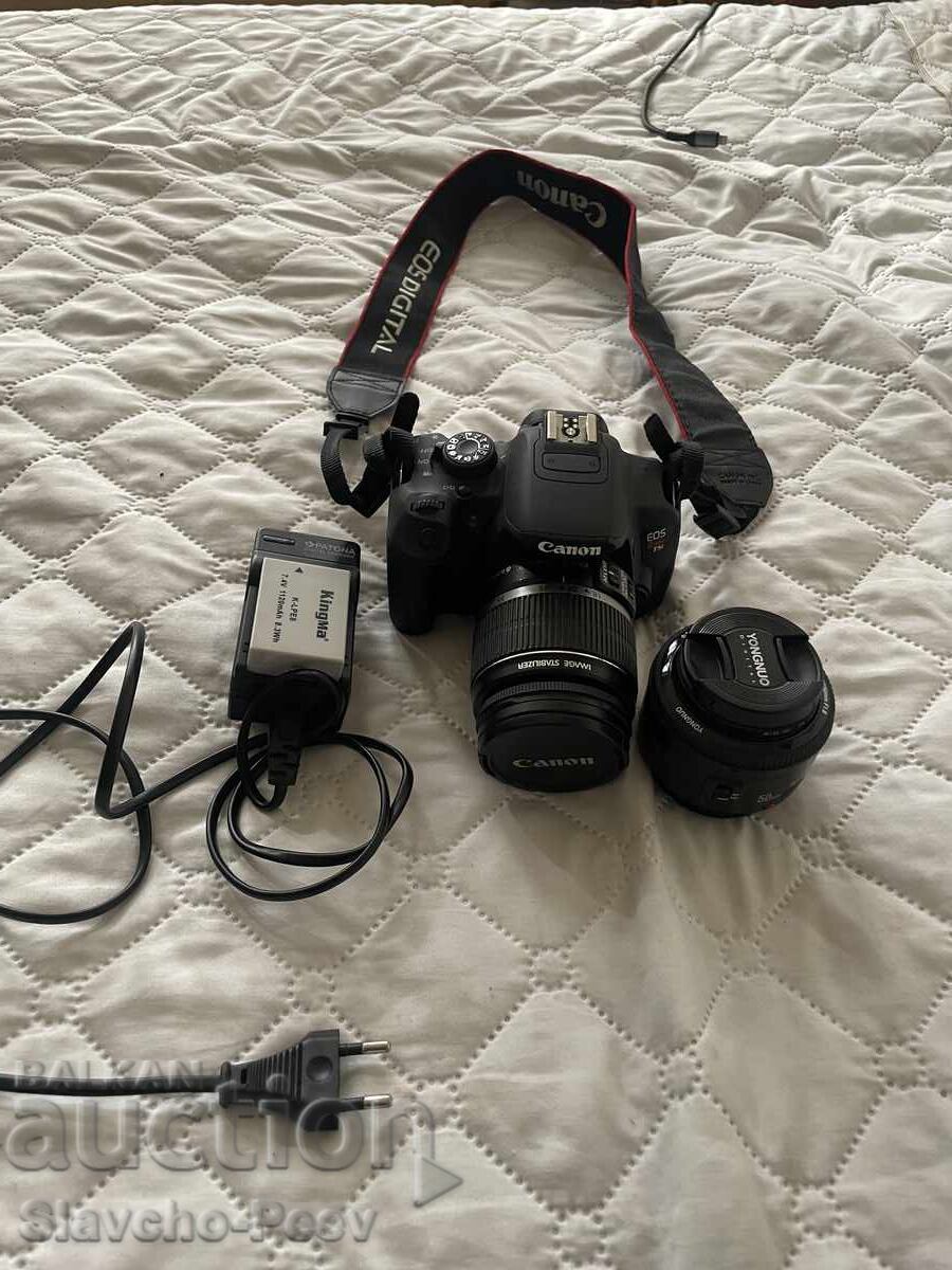 Φωτογραφική μηχανή Canon EOS 700D + 2 φακοί Φωτογραφική μηχανή Canon EOS 700D + 2 φακοί