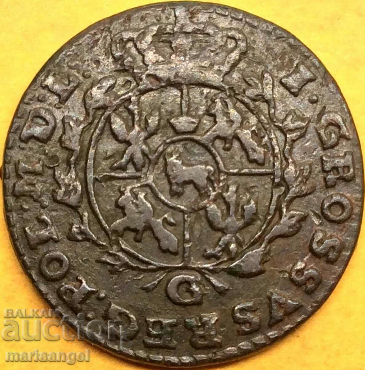1 grosz 1768 Poland Krakow Poniatowski - rare! - 7 1 grosz 1768 Poland Krakow Poniatowski - rare! - 7