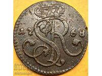 1 grosz 1768 Poland Krakow Poniatowski - rare!