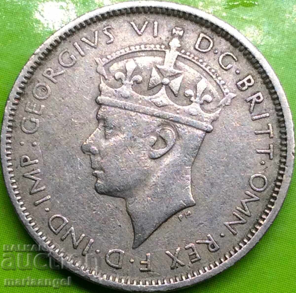 3 pence 1940 West Africa George VI - 6 3 pence 1940 West Africa George VI - 6