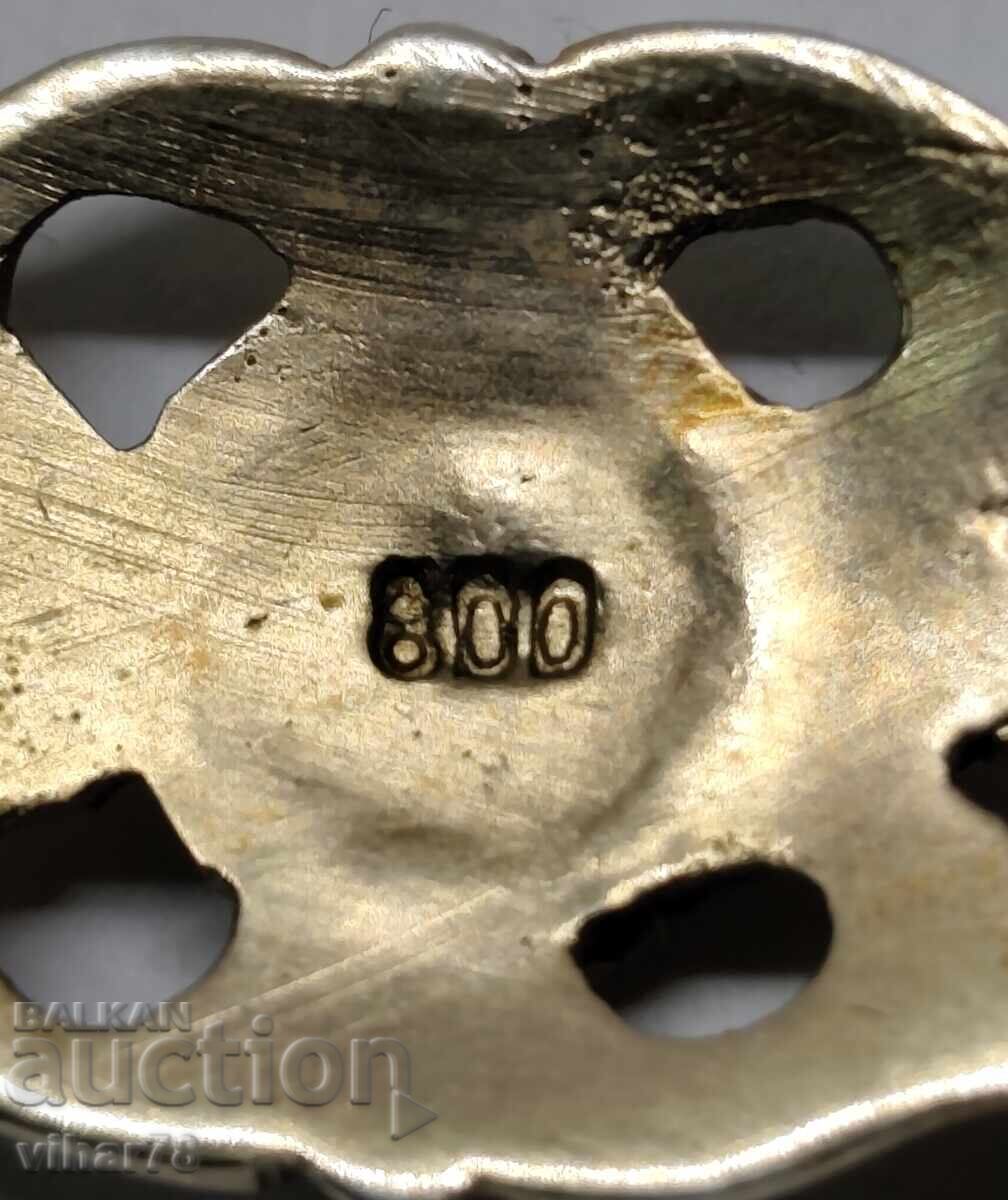 Παράδοση Παλιό ασημένιο βραχιόλι με επιχρύσωση υδραργύρου Παράδοση Παλιό ασημένιο βραχιόλι με επιχρύσωση υδραργύρου