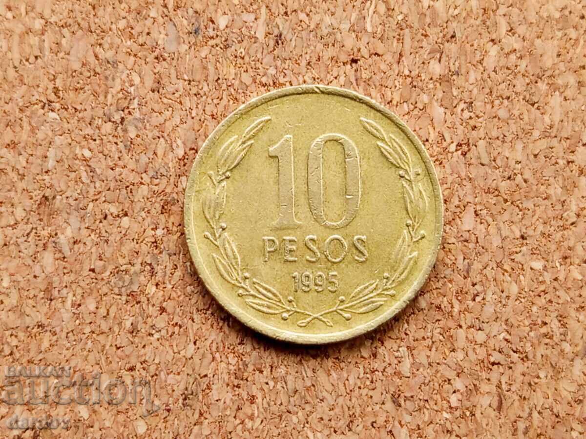 Χιλή 10 πέσος, 1995 μ.Χ