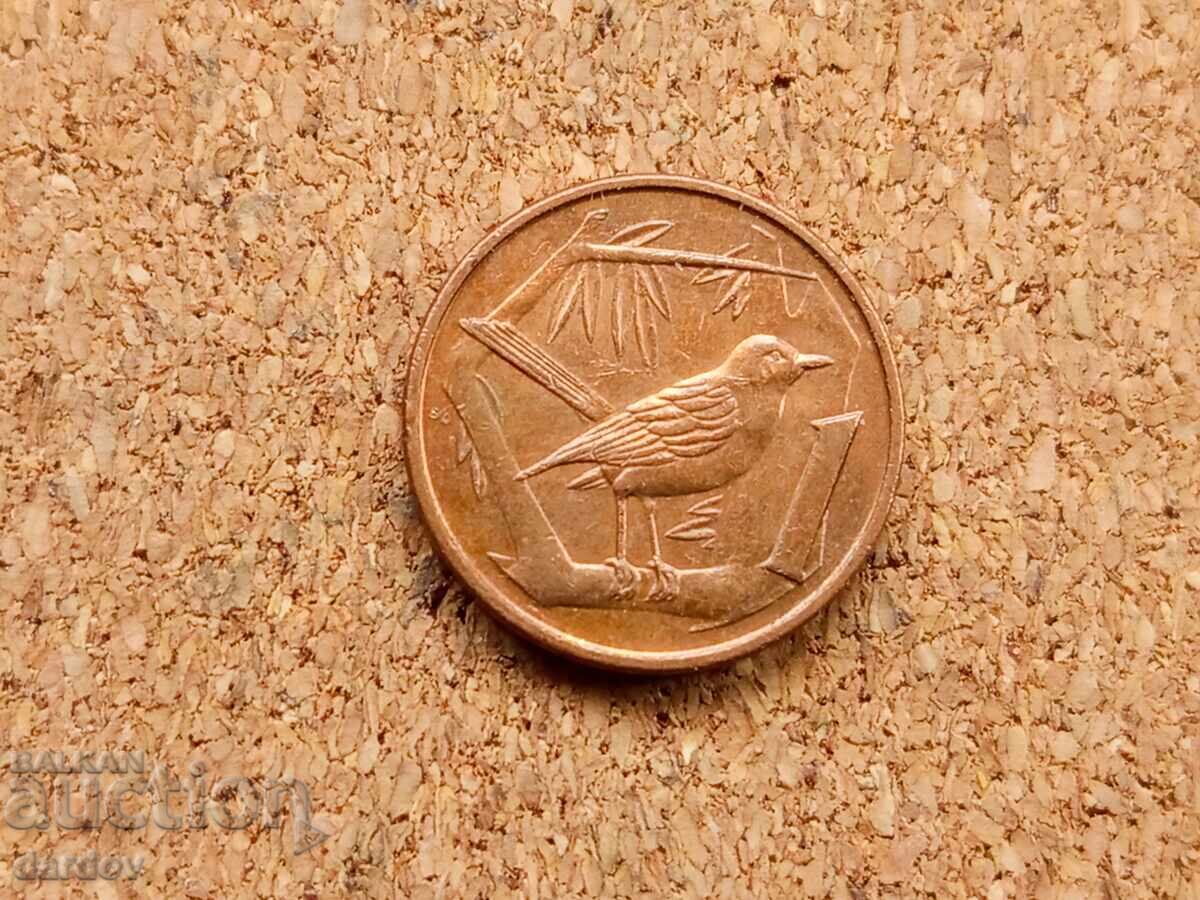 Νήσοι Κέιμαν 1 σεντ, 2008 Νήσοι Κέιμαν 1 σεντ, 2008