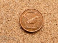 Cayman Islands 1 Cent, 2008