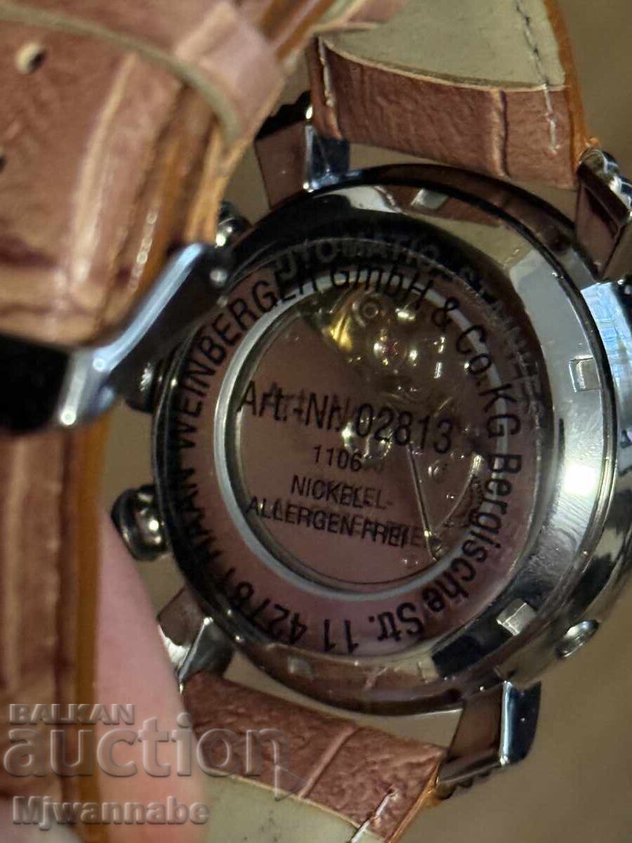 Παράδοση Ρολόι WEINBERGER, μηχανικό ακόμα με το φιλμ, ολοκαίνουργιο ανδρικό