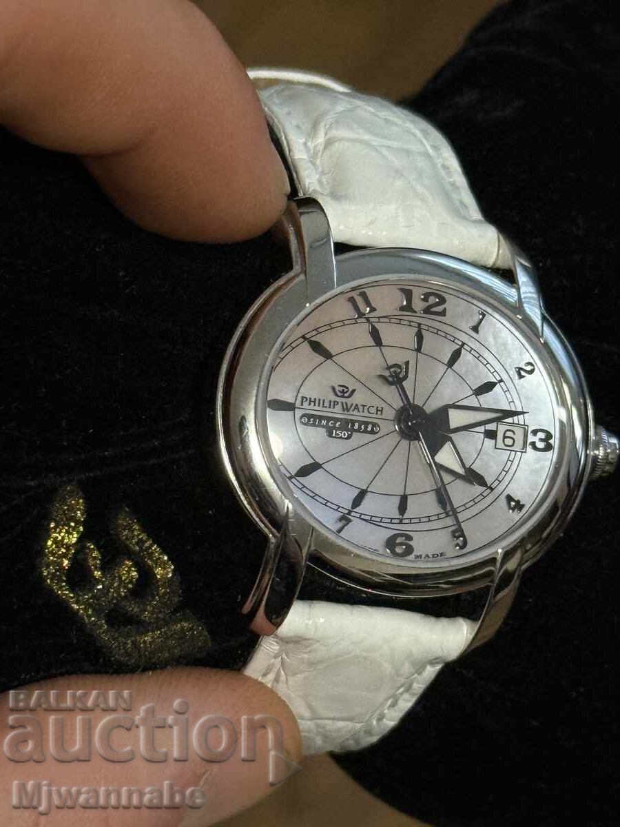 Часовник Philip Watch, дамски чисто нов с фолиото и цената Часовник Philip Watch, дамски чисто нов с фолиото и цената
