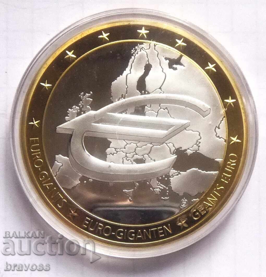 Ευρώ μετάλλιο - ΓΙΓΑΣ - 1957 - 2007 με τιμή 45.00 BGN | € 23.01 Ευρώ μετάλλιο - ΓΙΓΑΣ - 1957 - 2007 με τιμή 45.00 BGN | € 23.01