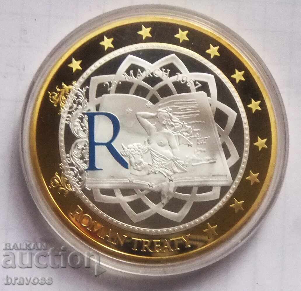 Ευρώ μετάλλιο - ΓΙΓΑΣ - 1957 - 2007 Ευρώ μετάλλιο - ΓΙΓΑΣ - 1957 - 2007