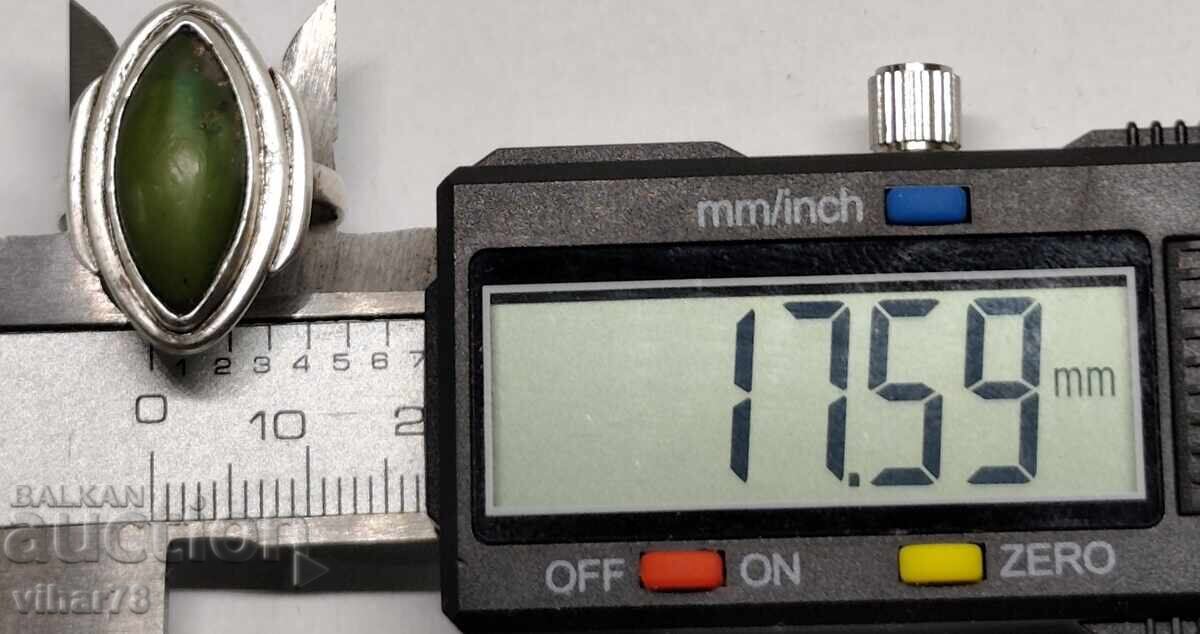 Стар Дамски сребърен пръстен - 5