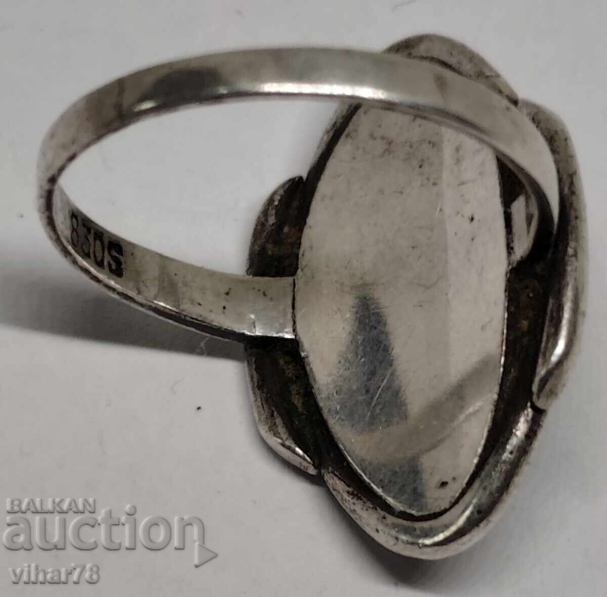 Стар Дамски сребърен пръстен - 7 Стар Дамски сребърен пръстен - 7