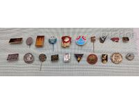 LOT DE INSIGNE 20 BUCĂȚI