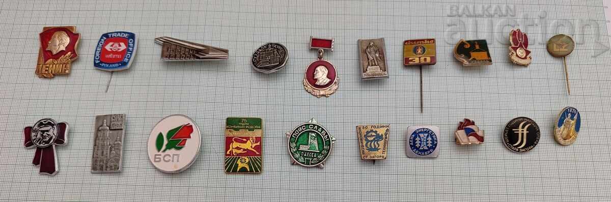 BADGES LOT 20 PIECES BADGES LOT 20 PIECES