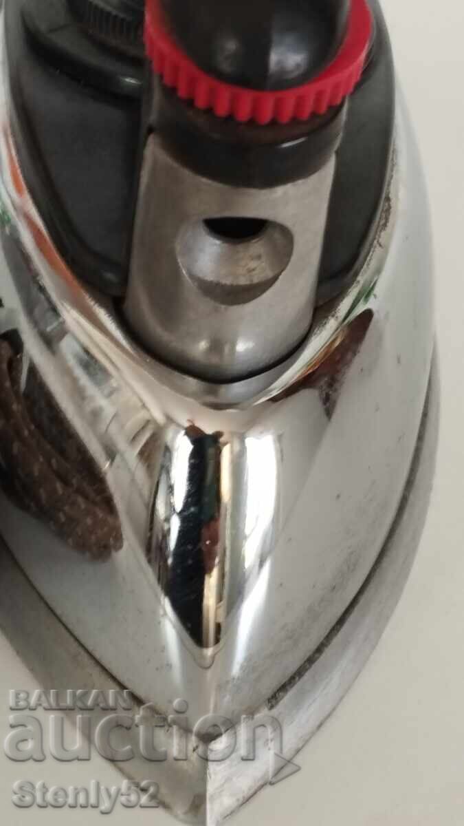 Fier de călcat electric cu abur vechi din URSS - 5