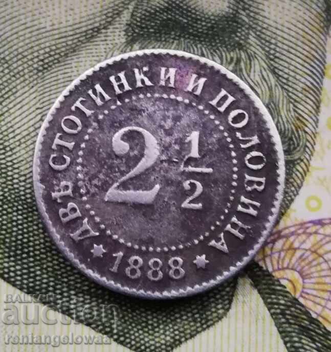 Doi bănuți și jumătate în 1888. Doi bănuți și jumătate în 1888.