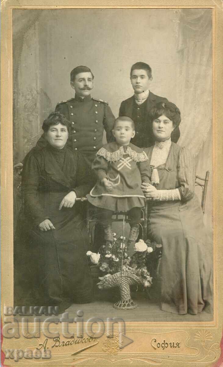 OLD PHOTO - CARDBOARD - A. VLADIKOV - SOFIA - G128 OLD PHOTO - CARDBOARD - A. VLADIKOV - SOFIA - G128