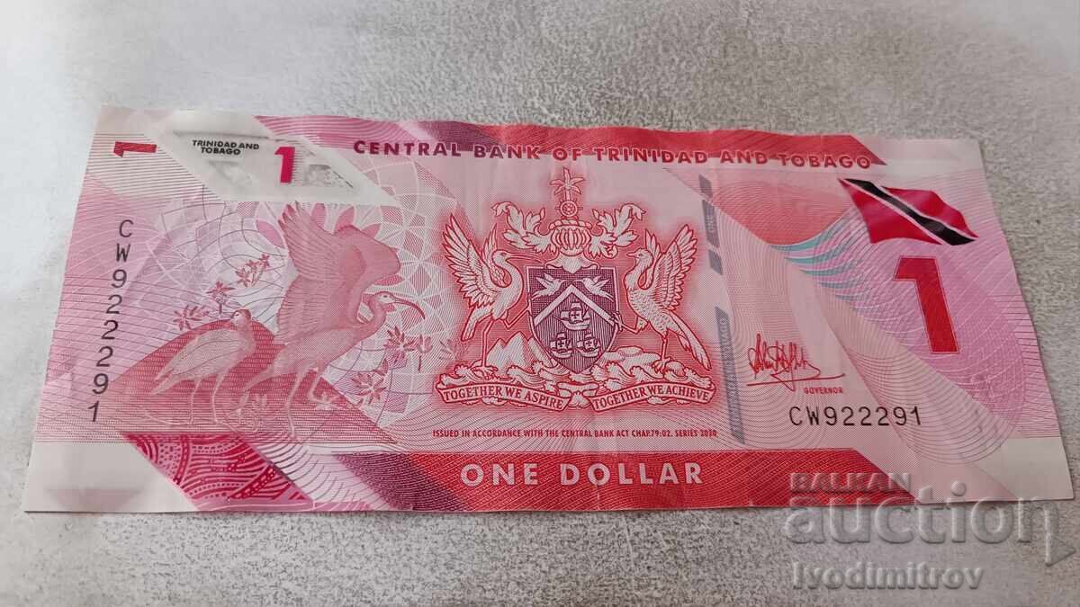 Trinidad and Tobago 1 dollar 2020 Polymer Trinidad and Tobago 1 dollar 2020 Polymer