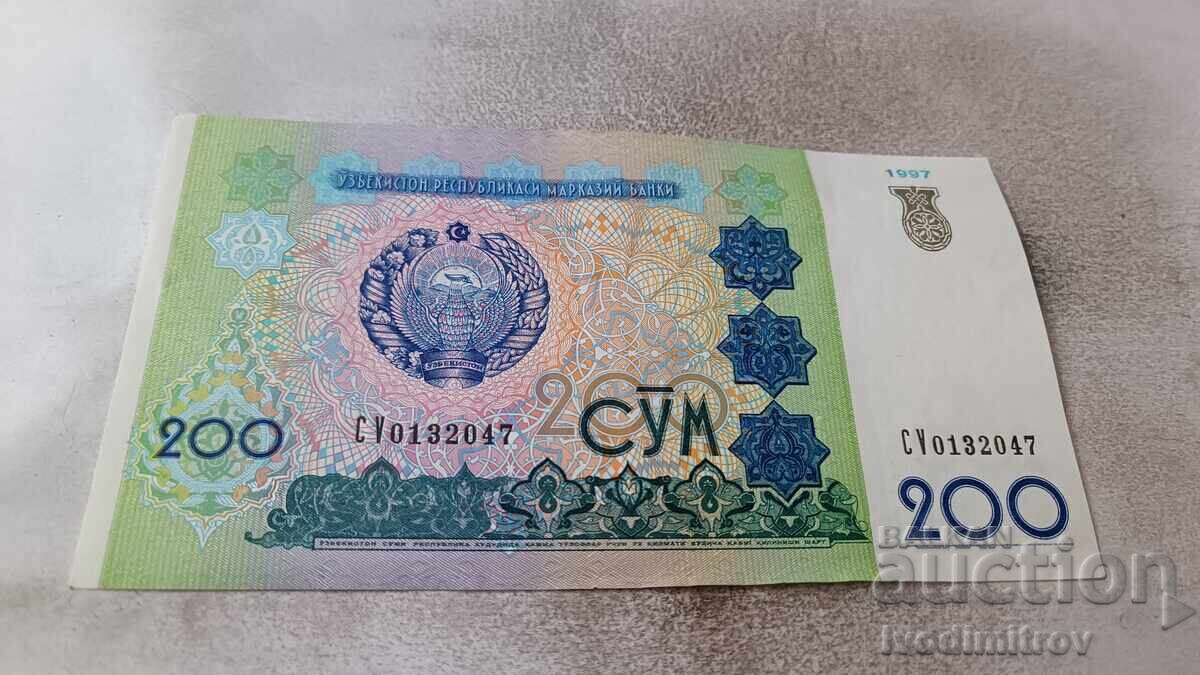 Uzbekistan 200 Sum 1997 Uzbekistan 200 Sum 1997