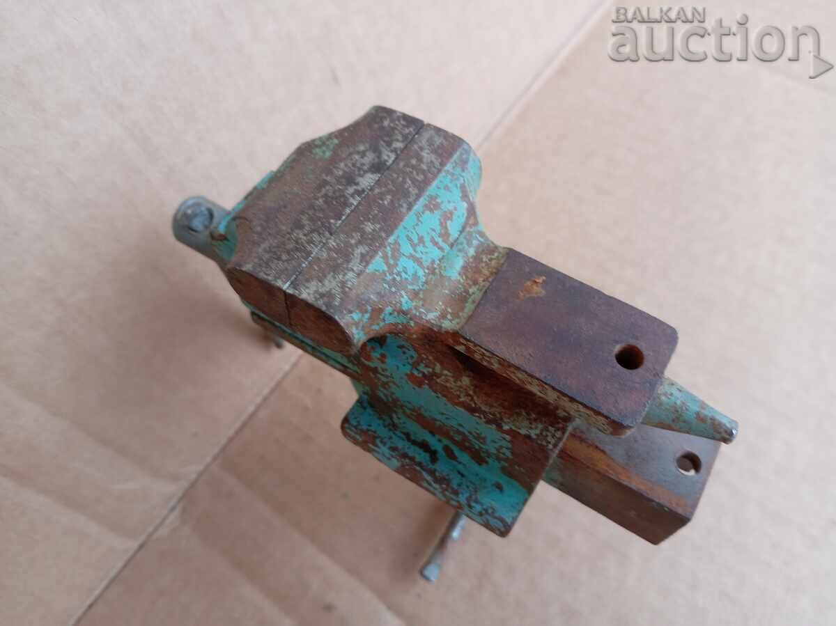 Small Jeweler's Vice Clockmaker's with Anvil - 5