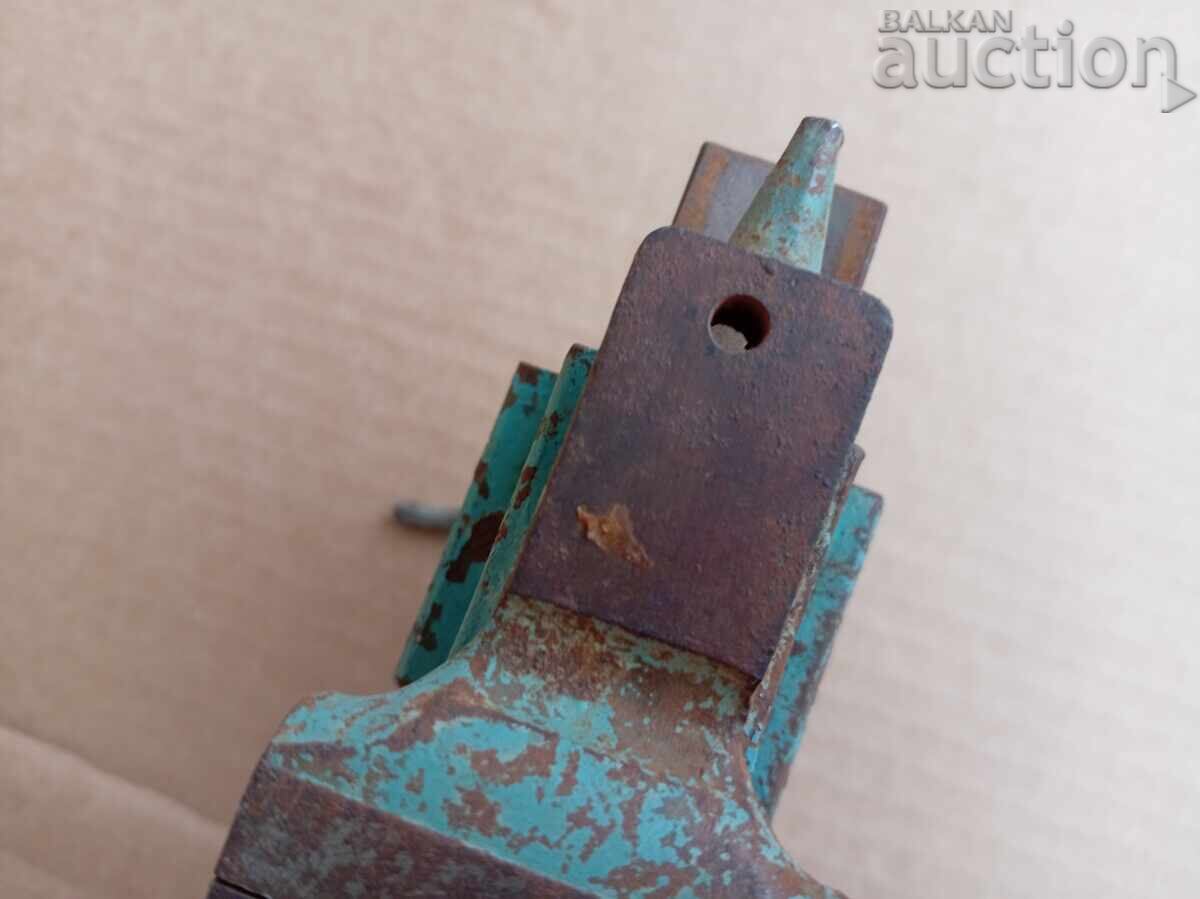 Small Jeweler's Vice Clockmaker's with Anvil - 7