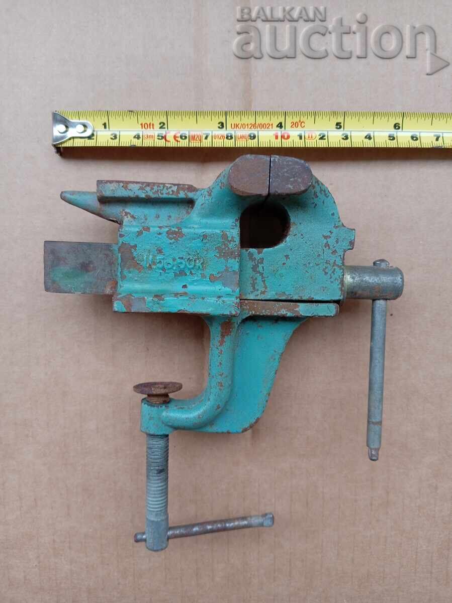 Small Jeweler's Vice Clockmaker's with Anvil