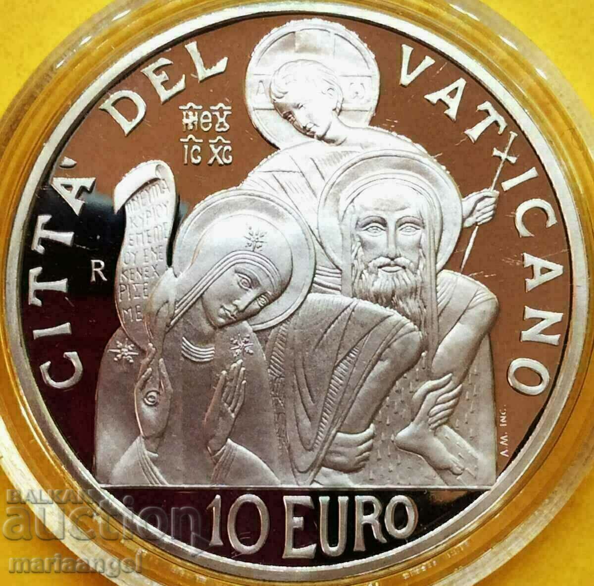 10 € 2008 Vatican Benedict XVI UNC PROOF argint 10 € 2008 Vatican Benedict XVI UNC PROOF argint