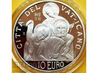 €10 2008 Vatican Benedict XVI UNC PROOF silver