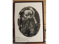 Γραφικό χαρακτικό (Δοκιμή πορτρέτου του Λ. Τολστόι)