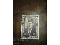 Мемориална пощенска марка Дж.Кенеди