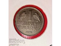 Германия / ФРГ  - 1 марка от 1972 година  ( G )