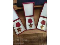 Set of Orders "For Bravery" 1st, 2nd and 3rd Class. Soc period