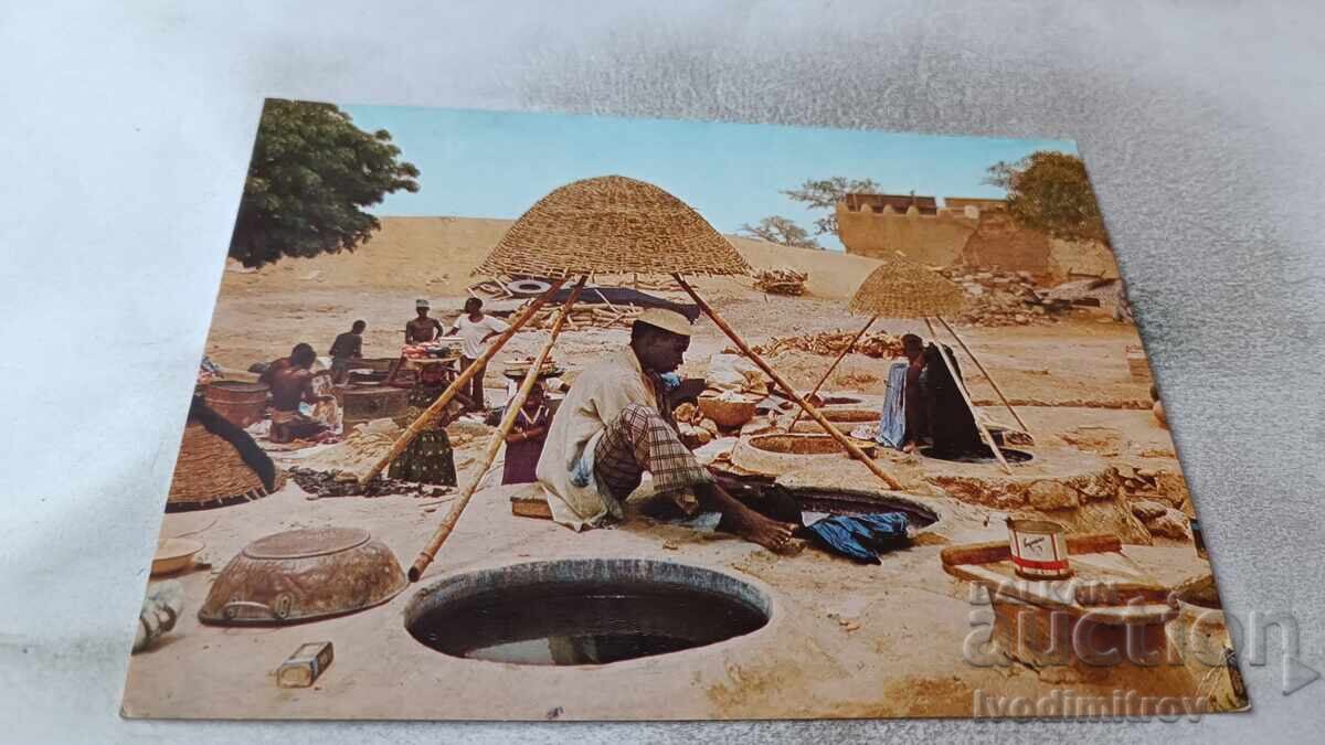 Καρτ ποστάλ KANO Indigo Dyeling Καρτ ποστάλ KANO Indigo Dyeling