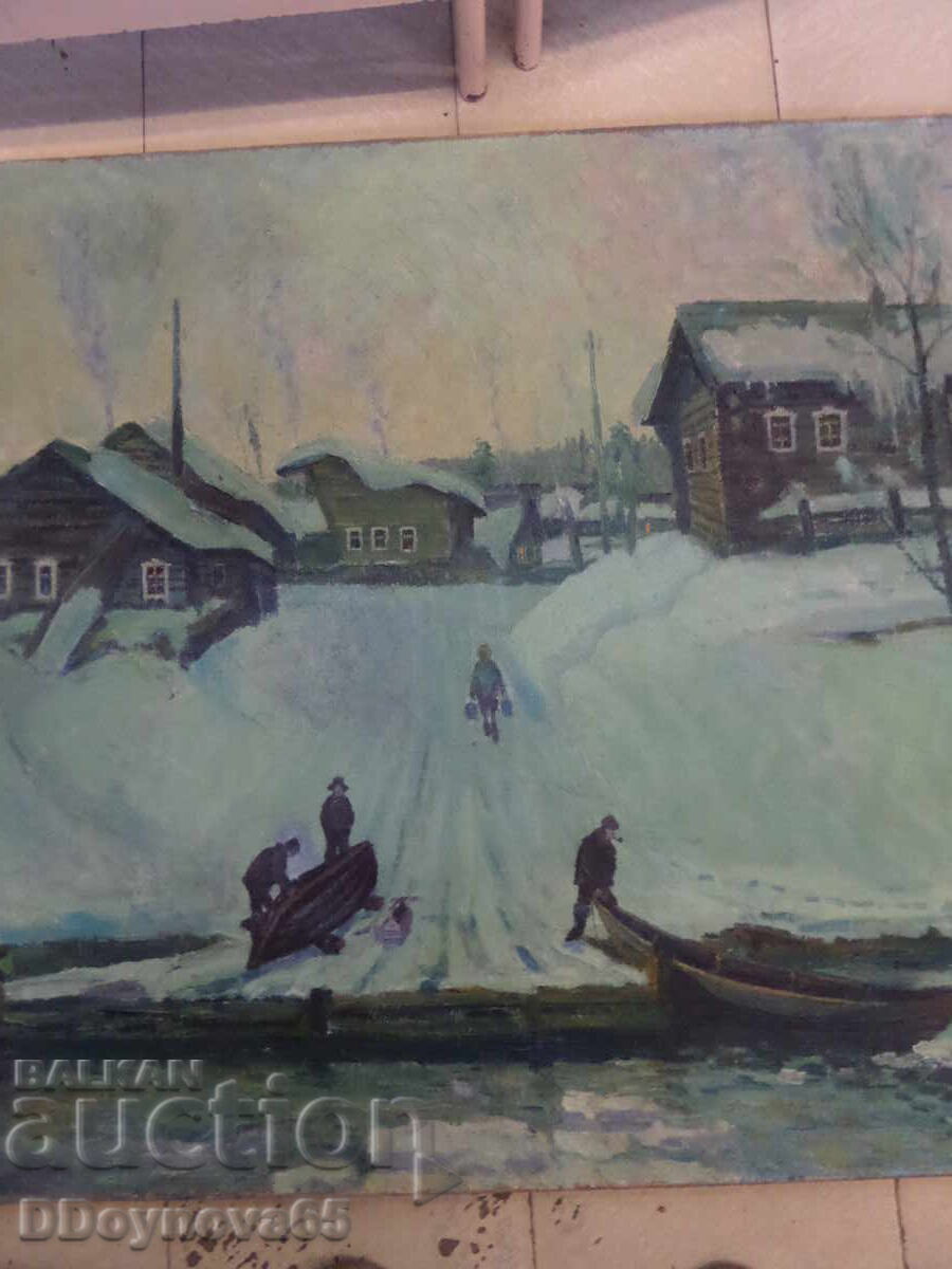 Παλιός πίνακας του Γκεόργκι Παούνοφ - Παούνετς με τιμή 895.00 BGN | € 457.61 Παλιός πίνακας του Γκεόργκι Παούνοφ - Παούνετς με τιμή 895.00 BGN | € 457.61