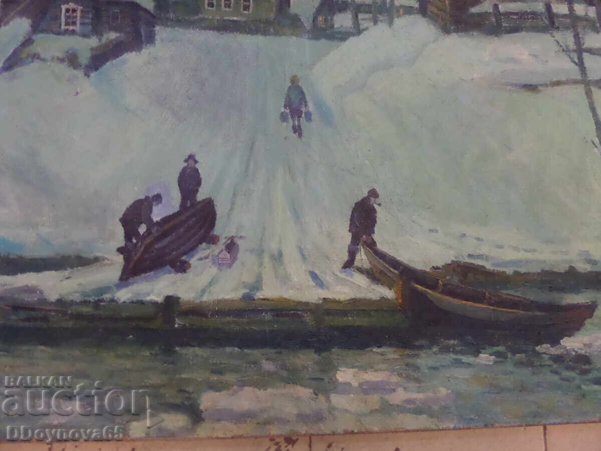 Licitație Tablou vechi de Gheorghi Paunov - Pauneț Licitație Tablou vechi de Gheorghi Paunov - Pauneț