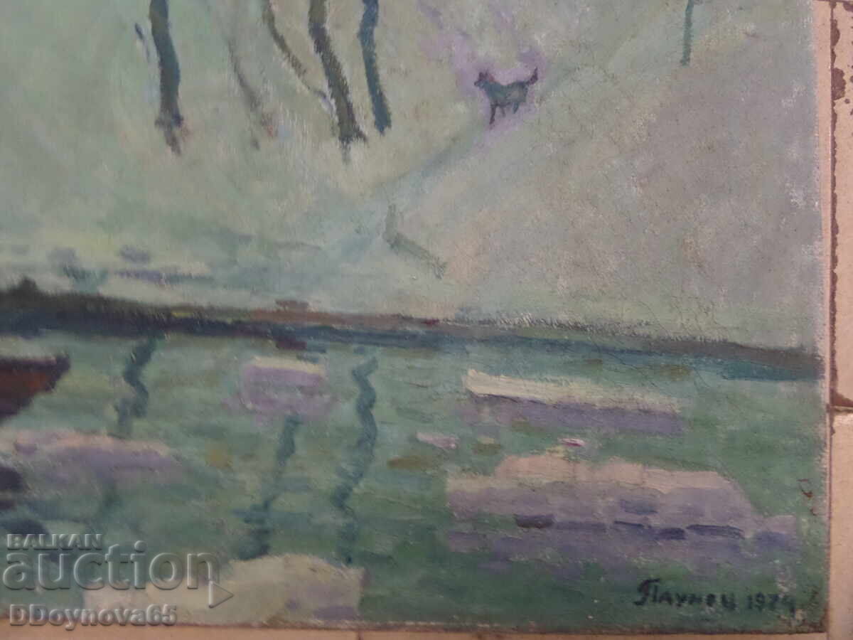 Παλιός πίνακας του Γκεόργκι Παούνοφ - Παούνετς - 5