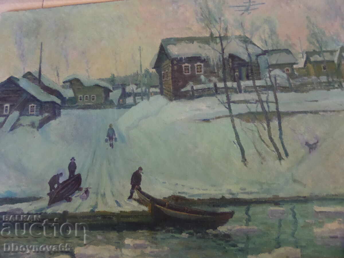 Παλιός πίνακας του Γκεόργκι Παούνοφ - Παούνετς - 6 Παλιός πίνακας του Γκεόργκι Παούνοφ - Παούνετς - 6